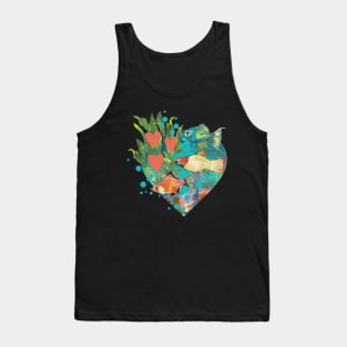 Artistic Fish Tank Sacred Heart Tropical Fish Tank Top